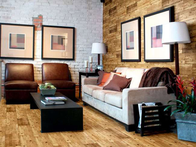 Wood Effect Living Room Wall Tiles