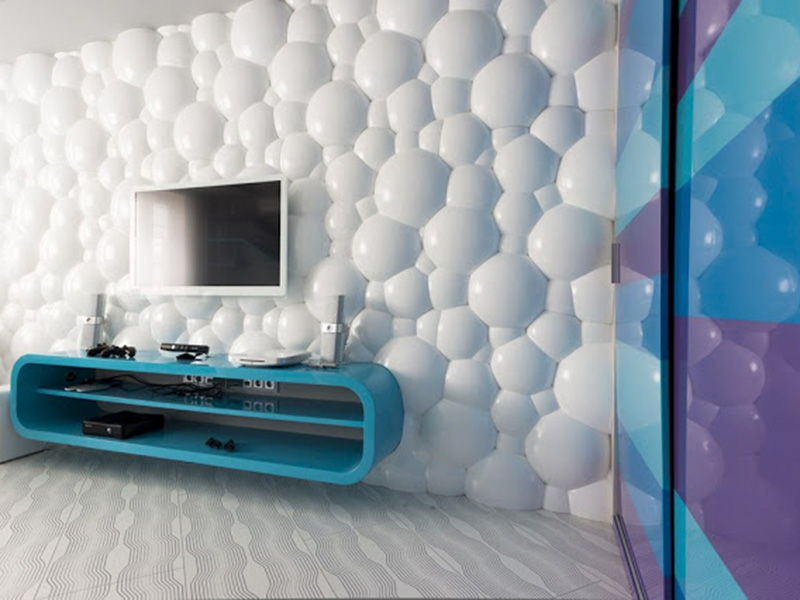 Living Room Bubbly 3d Wall Panels Made Of PVC