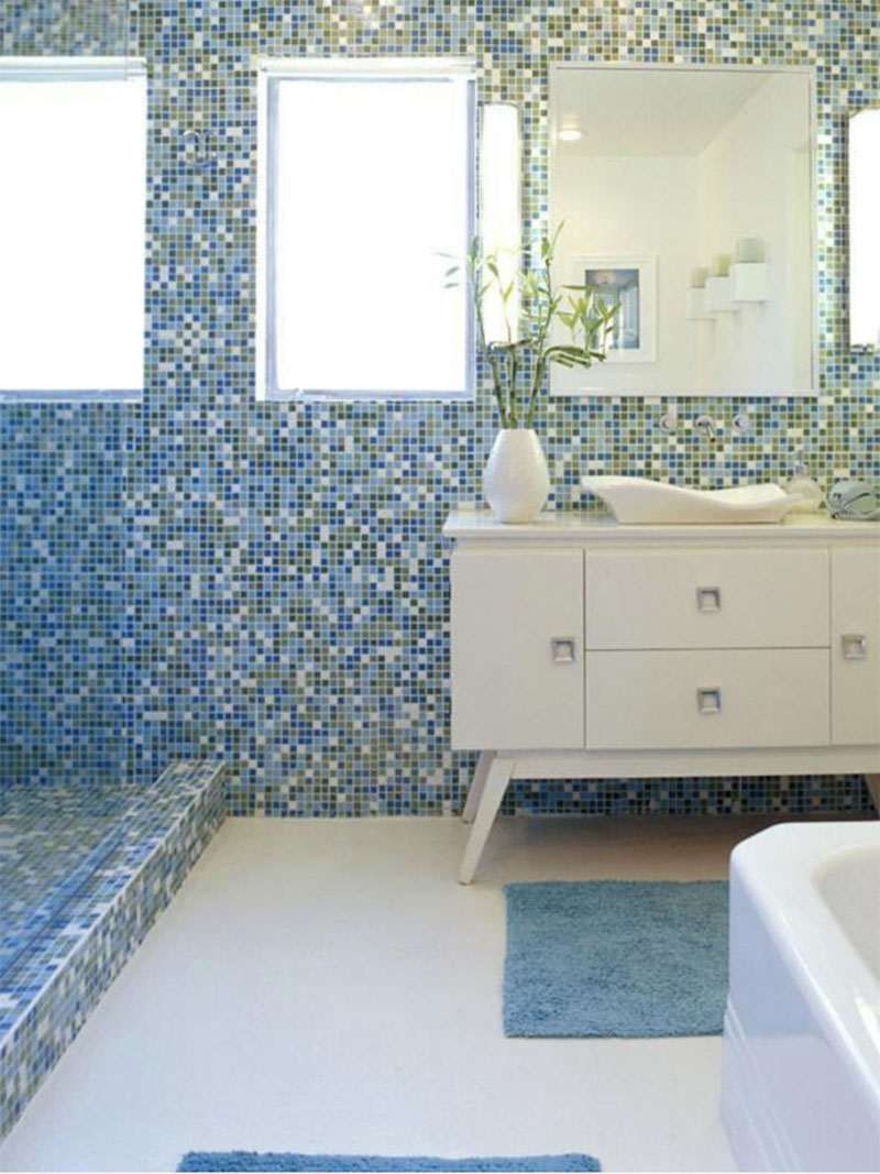 Mod Floor Tiles Bathroom