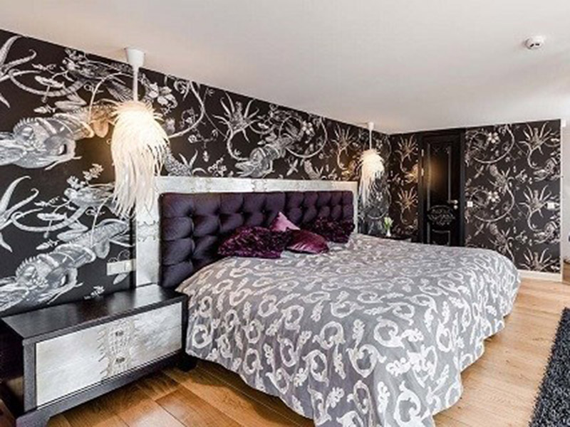 Eye Catchy Pvc Wall Design In Bedroom