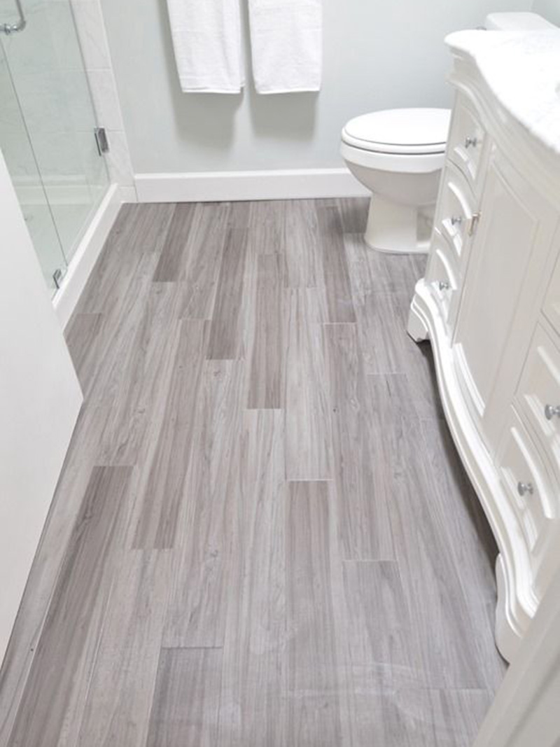 Faux Wood Bathroom Floor Tiles