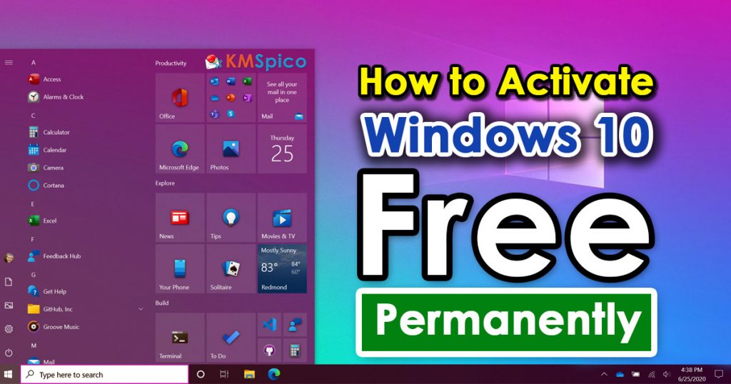 How To Activate Windows 10 For Free Permanently 1024x538