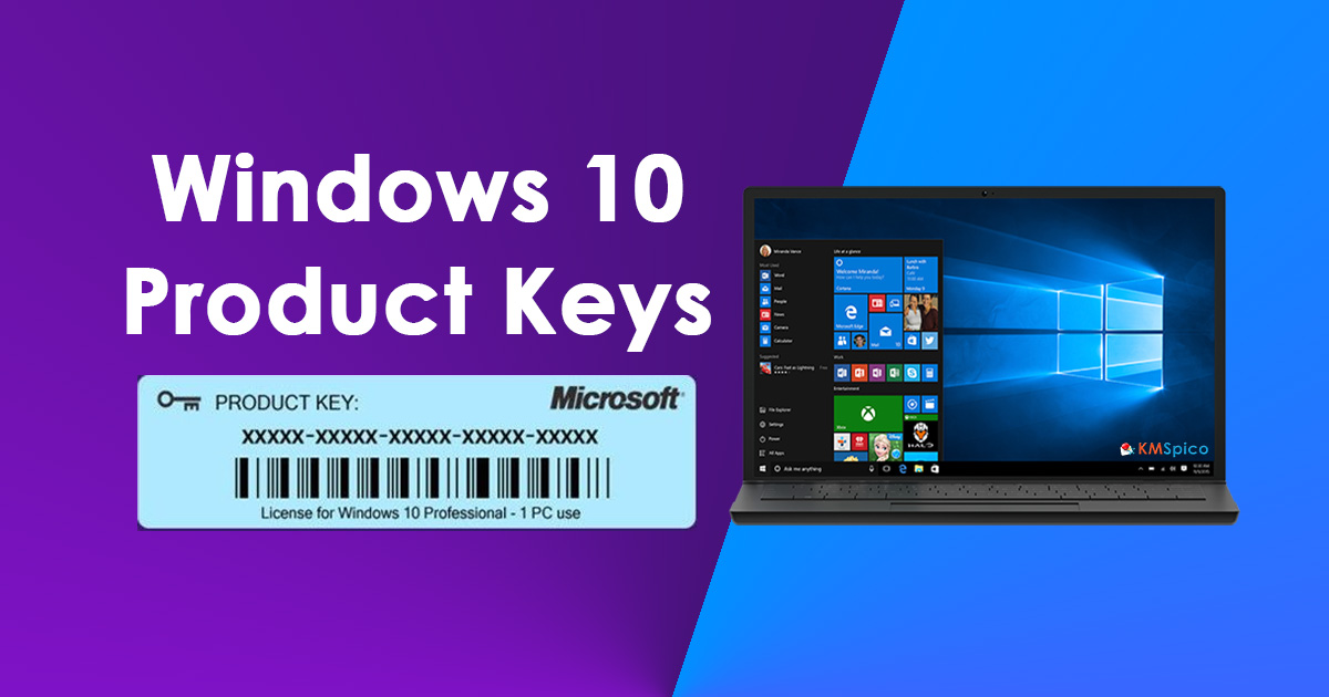 Bastante derrota Sentido táctil Windows 10 Product Keys For All Versions 32bit+64bit (2022)