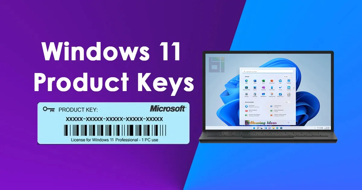 Windows 11 Product Keys For All Versions 32bit+64bit (2022)