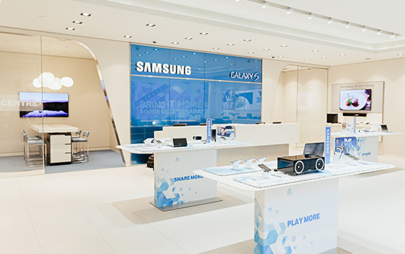 Samsung Phone Store Design