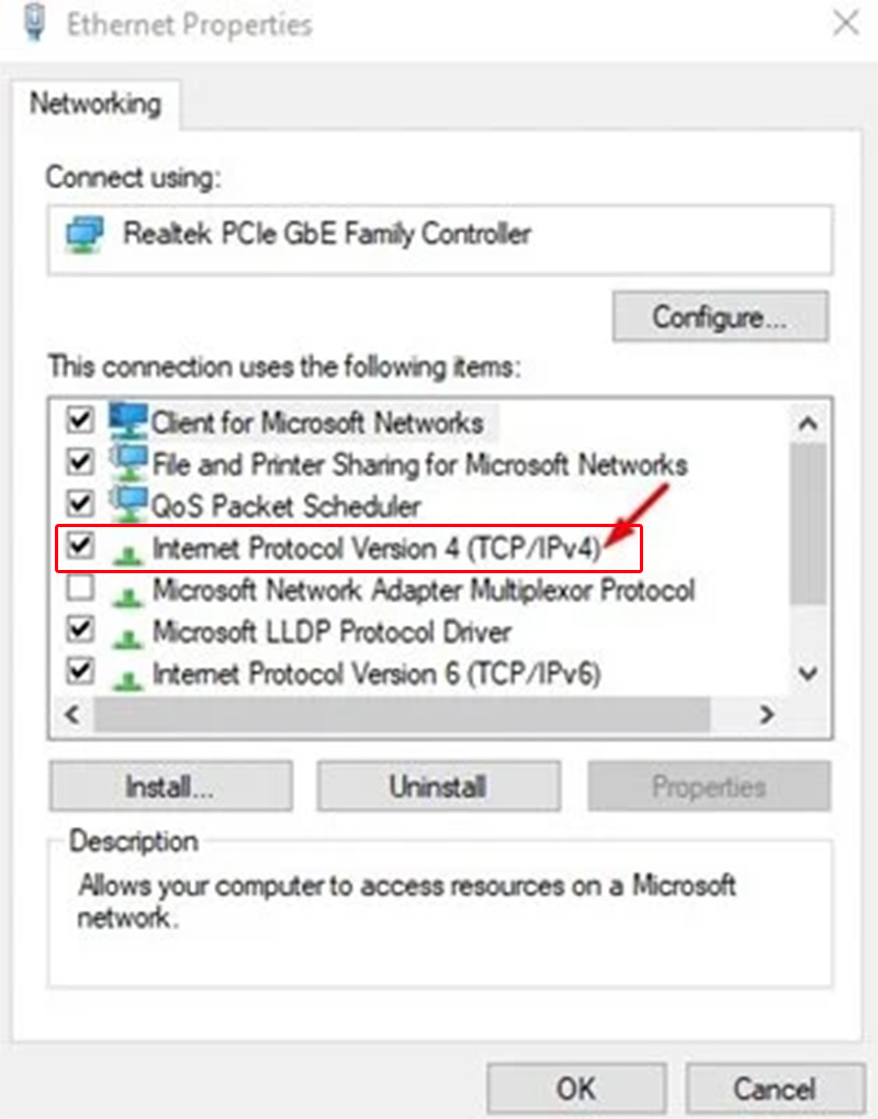 Internet Protocol Version 4 in Windows 11