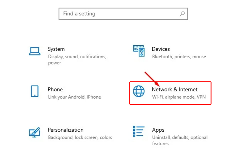 Network & Internet in Windows 11