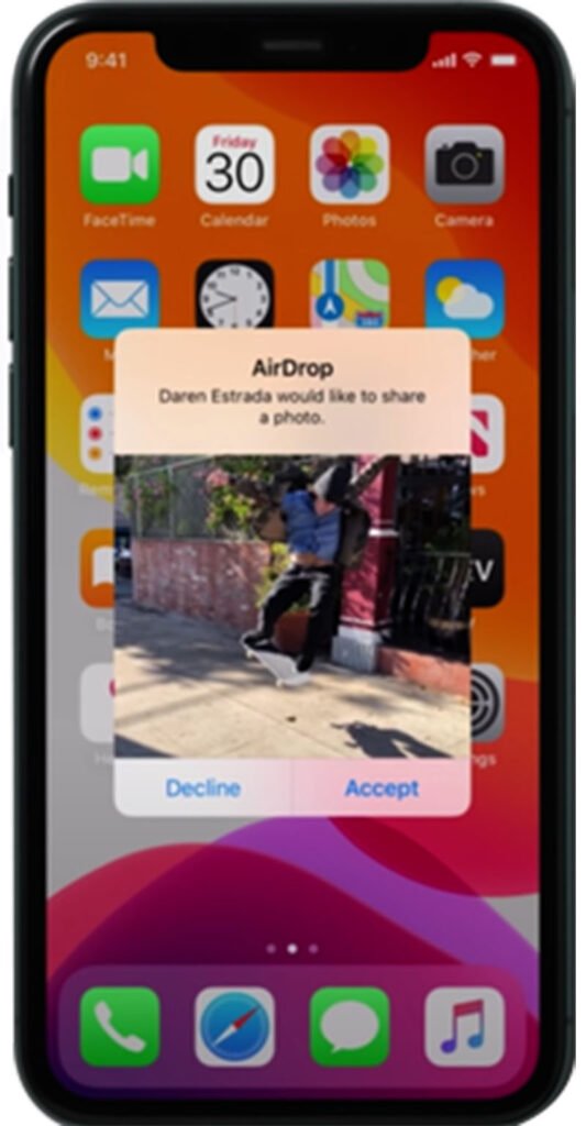 Airdrop not working on iPhone