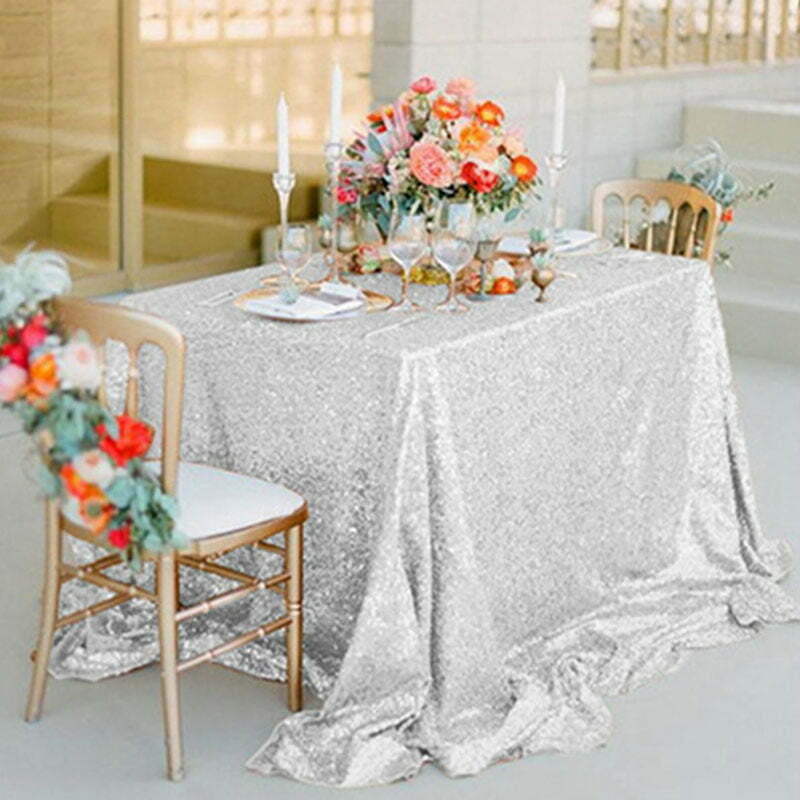 Sequin Table cloth Fancy Fun New Year's Eve Decorations