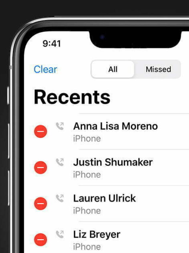 Deleted calls on iphone
