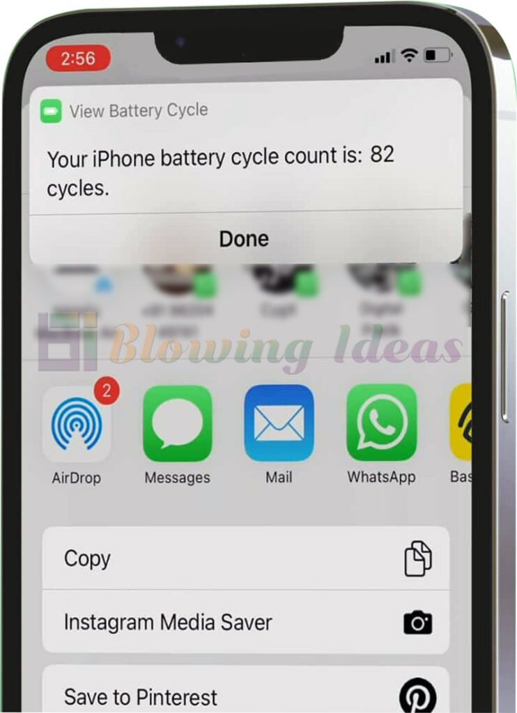 iPhone 13 Battery Cycle Count