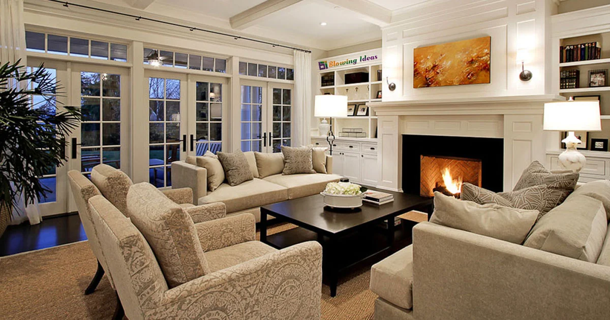 Awkward Living Room Layout With, Best Layout For Living Room With Fireplace