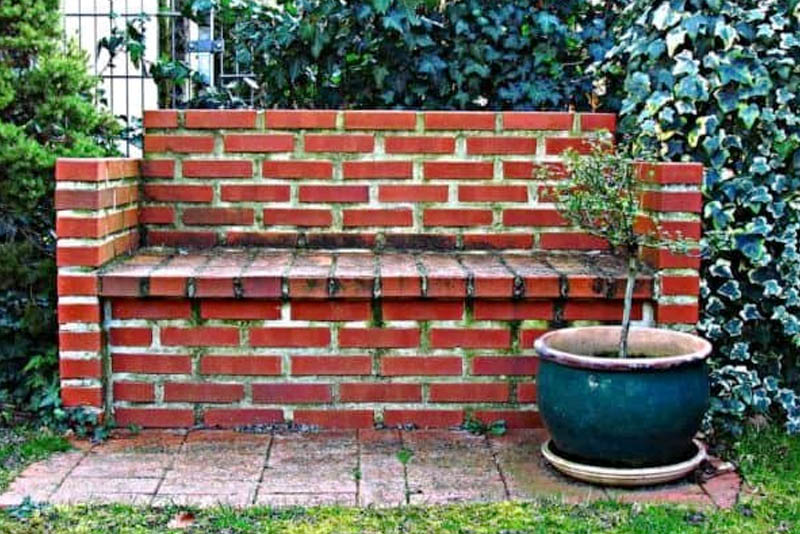 Bricks Garden Bench