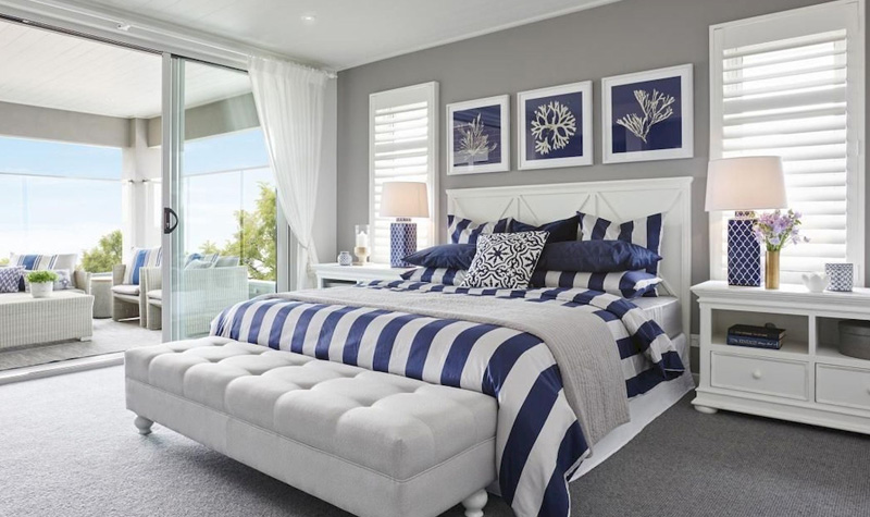 Hamptons Bedroom Decor Style