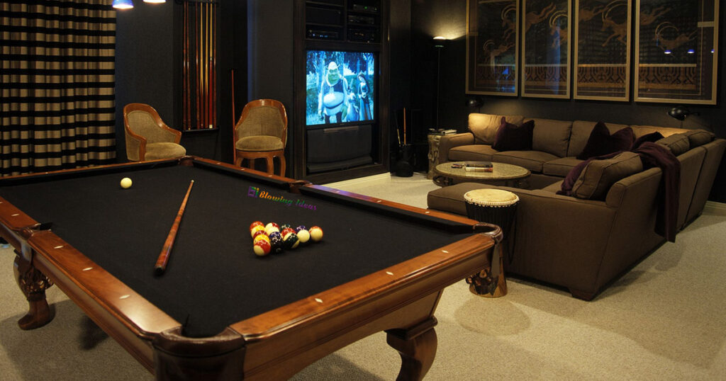 Pool Table In Living Room 1024x538