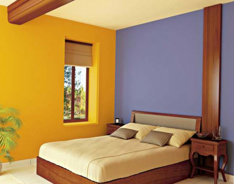 Purple And Orange Are Best Wall Paint Colours