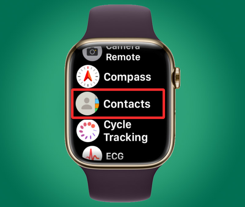 Refresh your Contacts to Fix Apple Watch Not Ringing