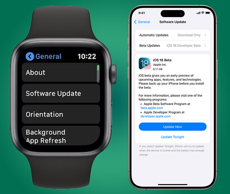 Update your Watch and iPhone
