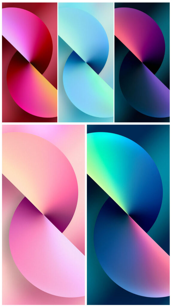 iPhone 13 light mode wallpapers