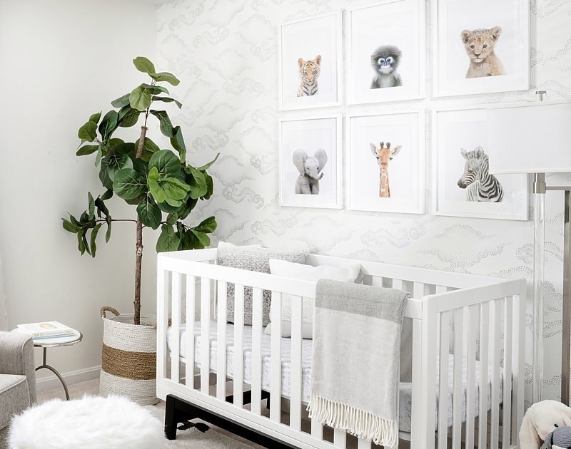 Cute Nursery Accent Wall Gallery
