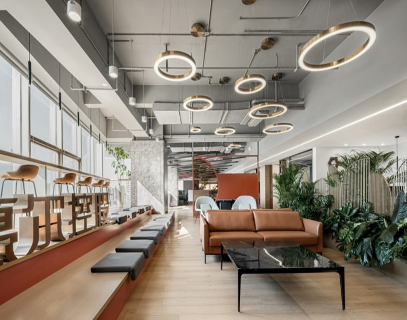 travel agency office counter design