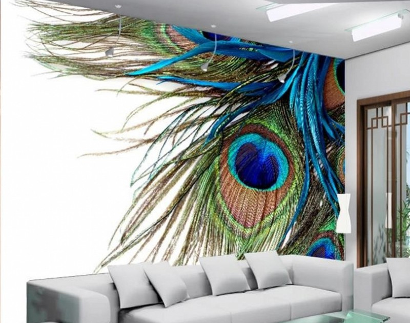 Peacock feather craft ideas