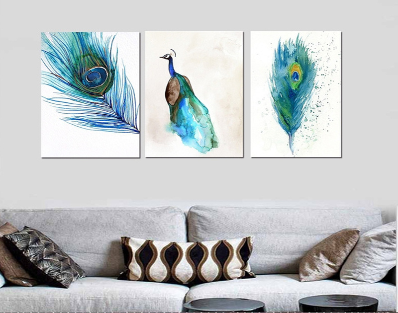 Wonderful Paintings Of Peacock Feather