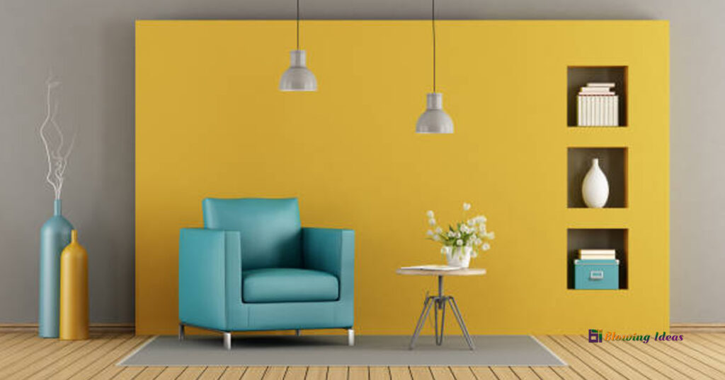 Yellow Two Colour Combination For Living Room Walls 1024x538