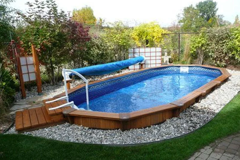 Above Ground Pool With Deck Ideas, Above Ground Pool Ideas For Small Spaces