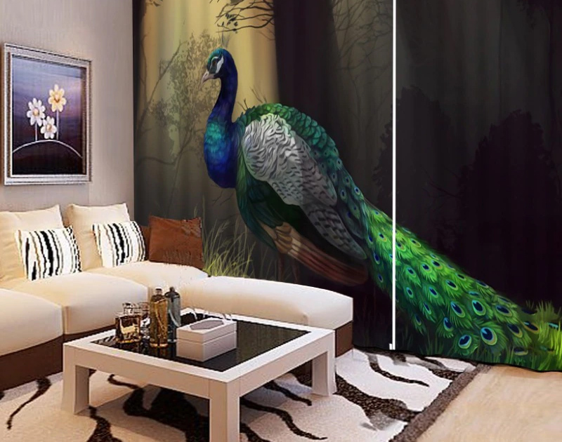 peacock natural artwork