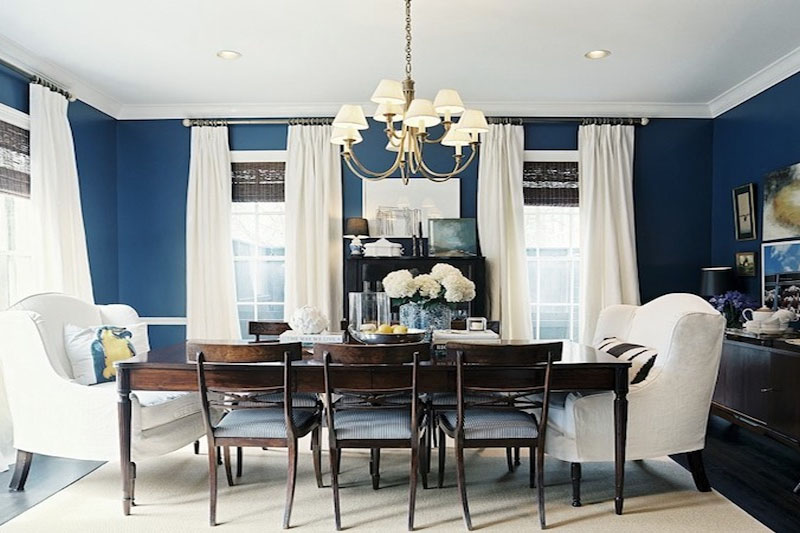 Blue And White Dining Rooms Are Perfect For Dining