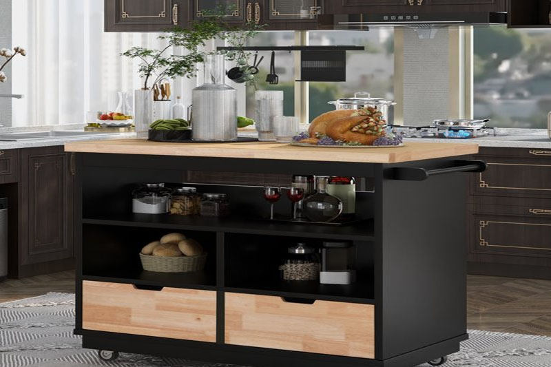 kitchen island with storage