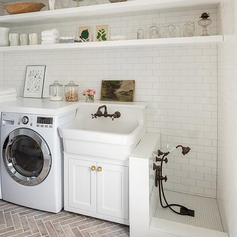 Laundry Room with Shower