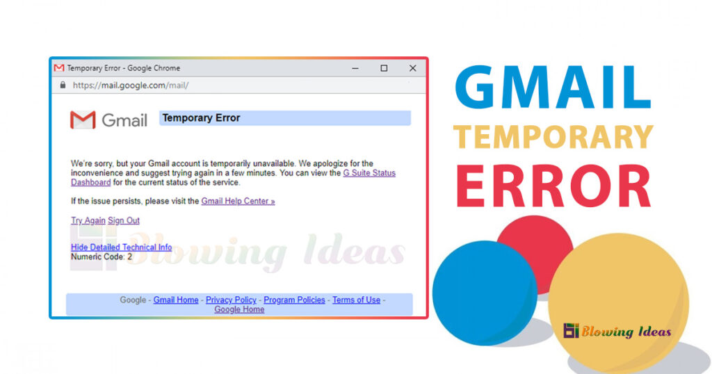 How to Fix Gmail Temporary Error