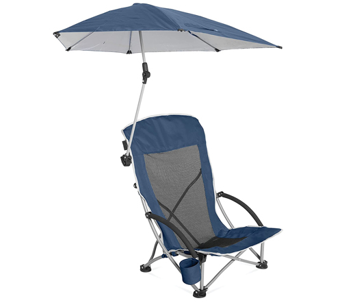 Sport-Brella Beach Soccer Mom Chair with UPF 50+ Adjustable Umbrella