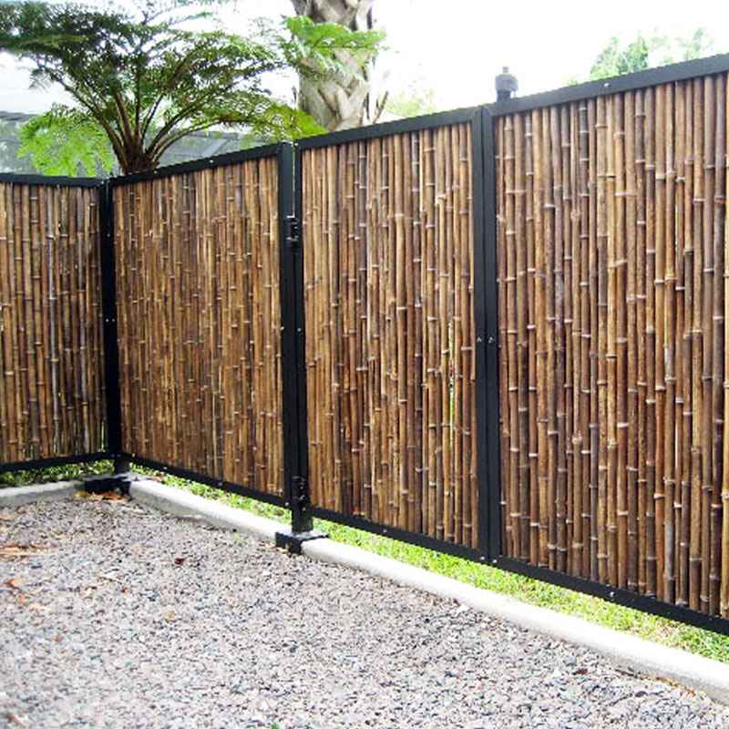 Backyard X Scapes 22 B3bx Decorative Fence 1 In D X 36 In H X 96 In L Black