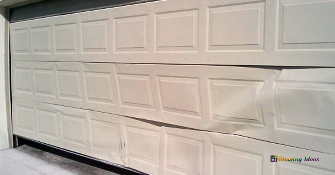 How to Fix a Bent Garage Door