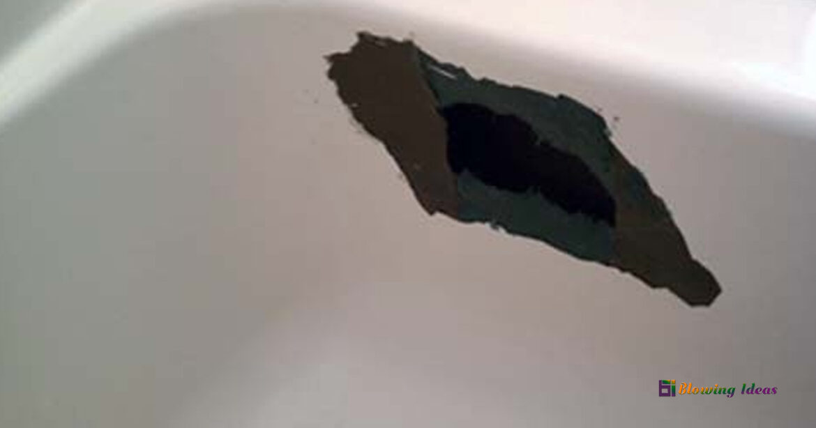 How to Repair Large Hole in Fiberglass Tub