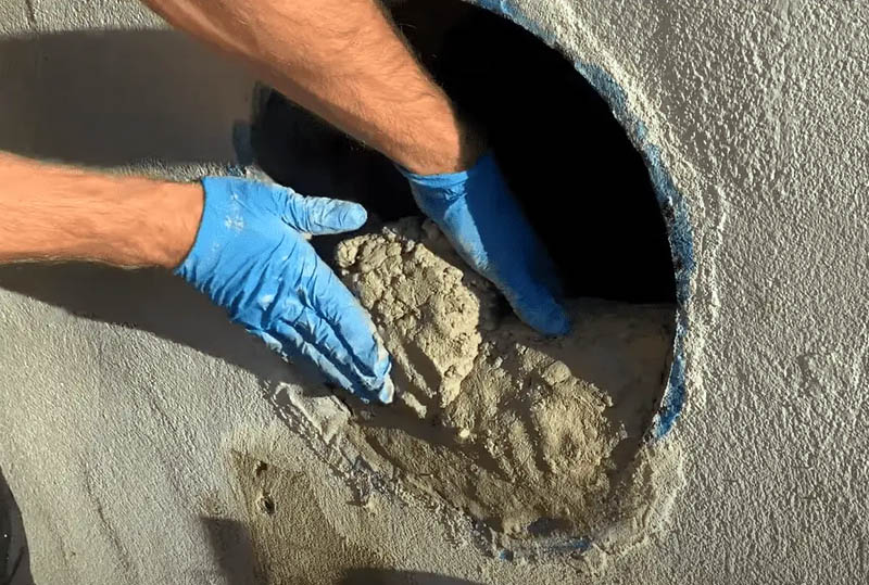 Large Holes in Foundation
