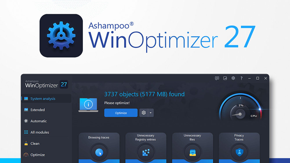 Ashampoo® WinOptimizer - Best Windows Cleaner Apps