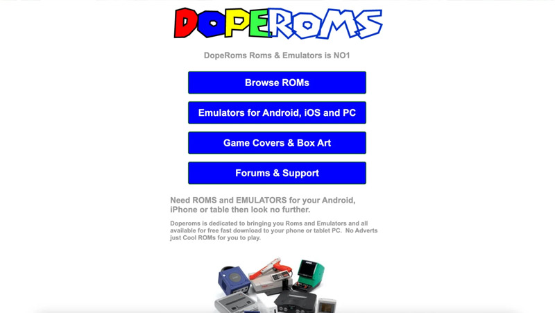 DopeROMs - Best Retro ROMs for Android Games