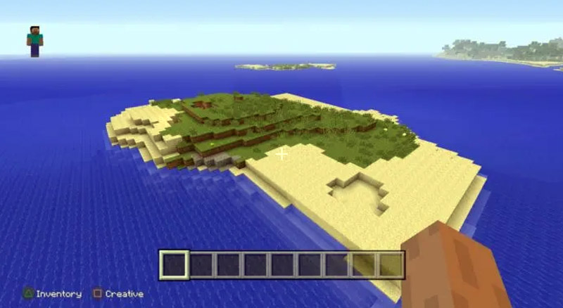 Đảo phiêu lưu - Hạt giống Minecraft cho PS4