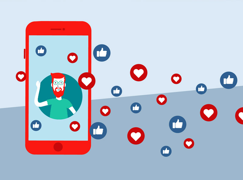 Influencers on social media