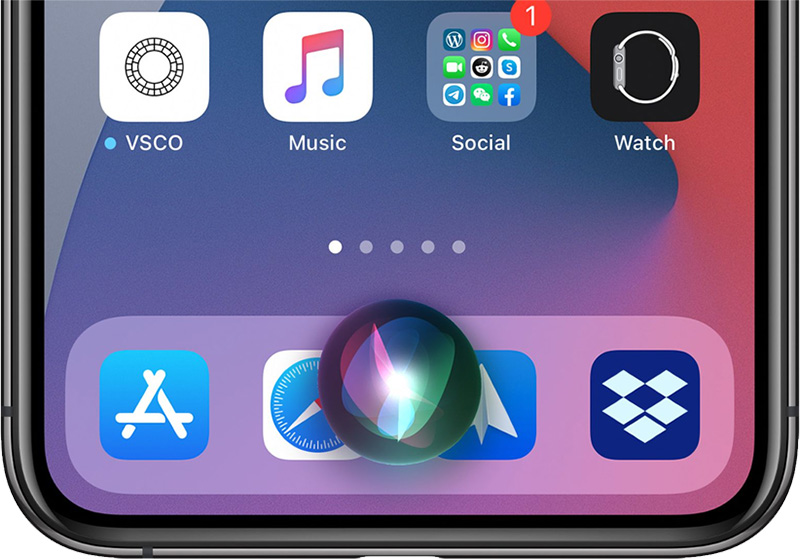 Siri on iPhone 14