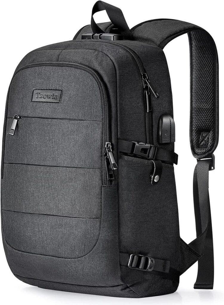 Tzowla Travel Laptop Backpack Water Resistant Anti-Theft Bag
