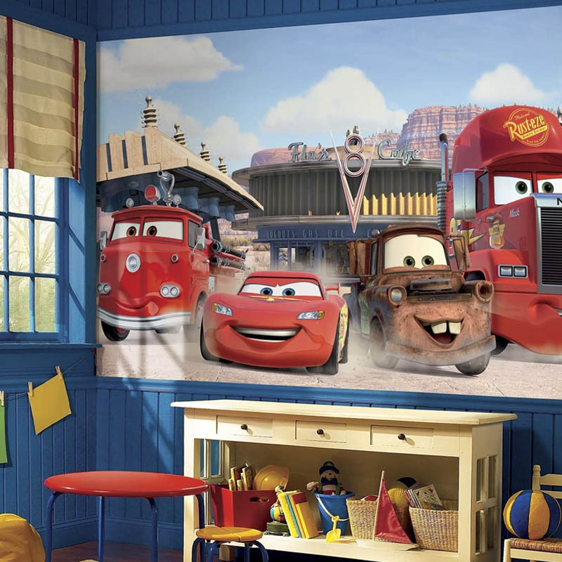 Disney Pixar Cars Friends Stick Removable Wall Mural