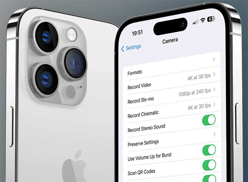 iPhone 14 Camera Settings