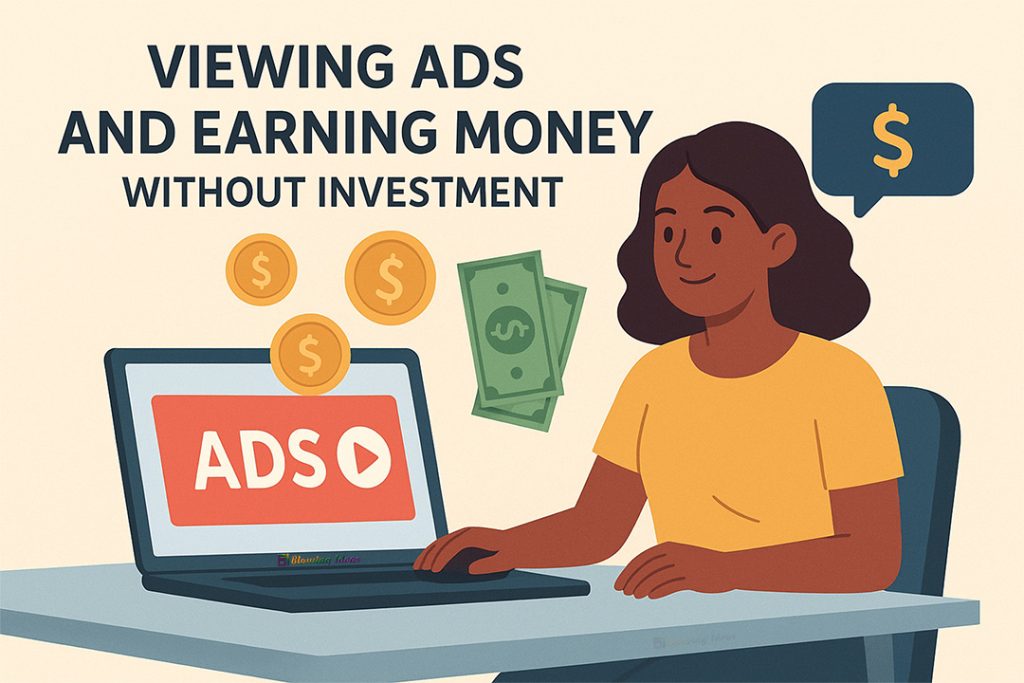 Viewing Ads and Earning Money Without Investment