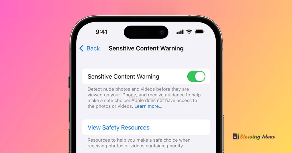 How to Enable Sensitive Content Warnings in iOS 17