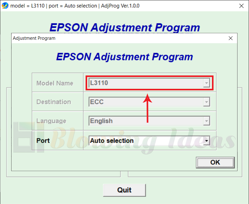 Choose Epson L3110 Printer Model